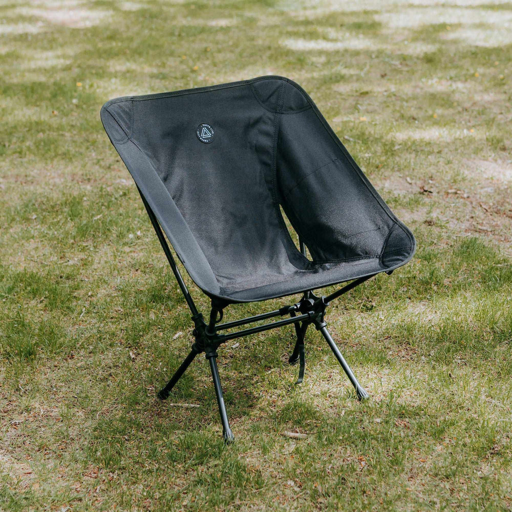 Ultralight Khaki Folding Camping Chair with Storage Pouch - Perfect for Outdoor Adventures!