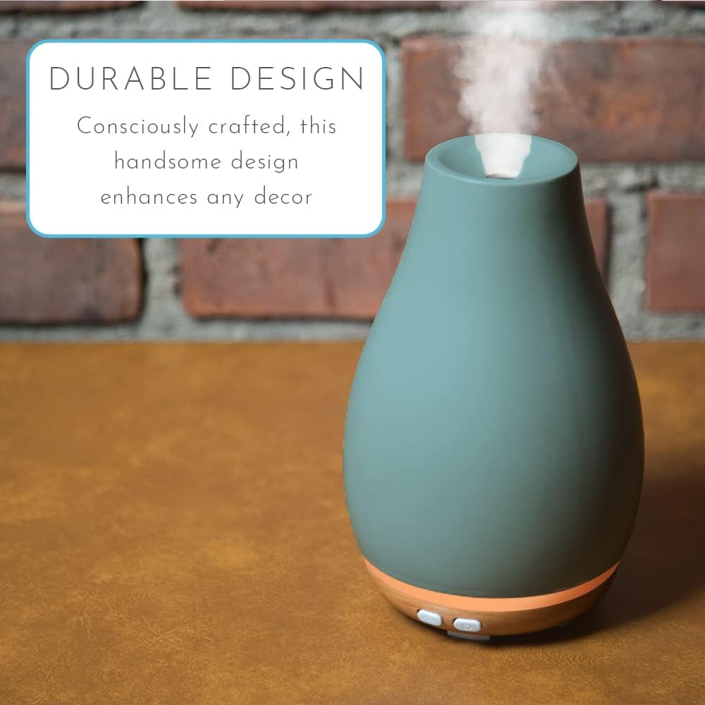 Blossom Essential Oil Aromatherapy Diffuser, Blue