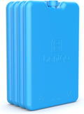 Ice Lunch Chillers - Ultra-Thin Ice Packs Perfect for Everyday Use in Lunch Bags, Lunch Boxes and Coolers - 4 Pack (Blue)