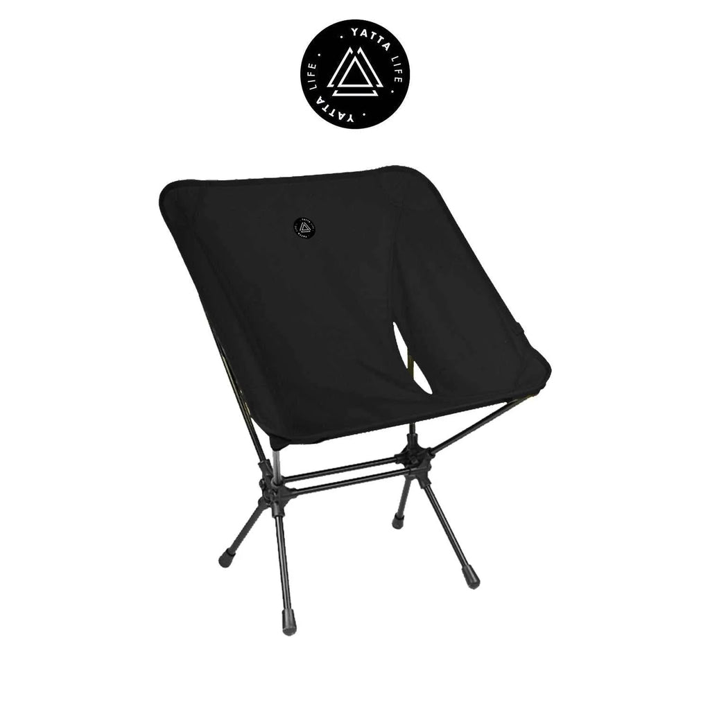 Ultralight Khaki Folding Camping Chair with Storage Pouch - Perfect for Outdoor Adventures!