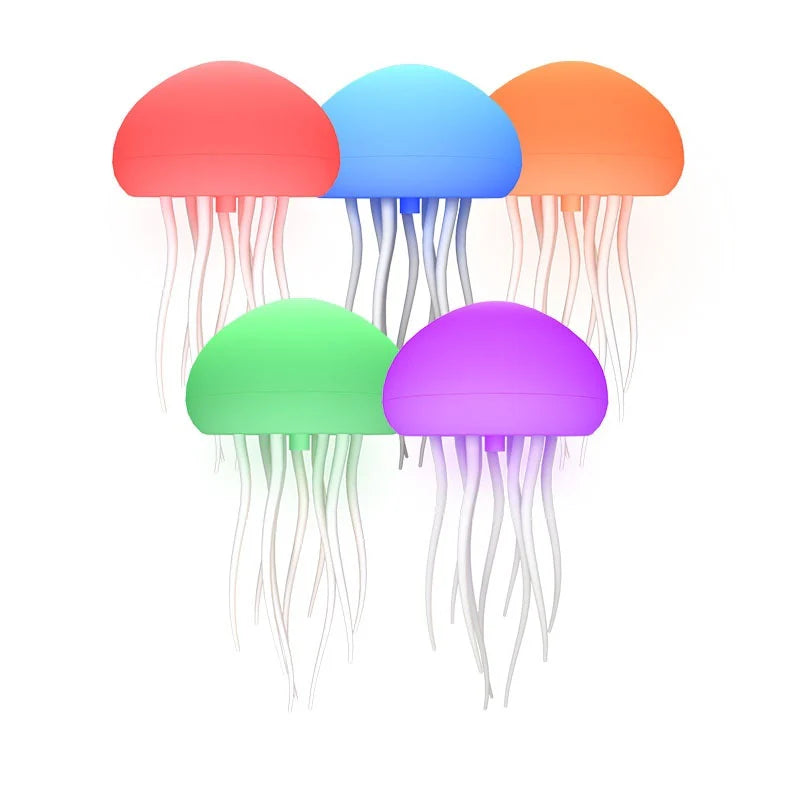 Enchanting Jellyfish Mood Lamp - Portable LED Night Light for Bedside & Desk Decor
