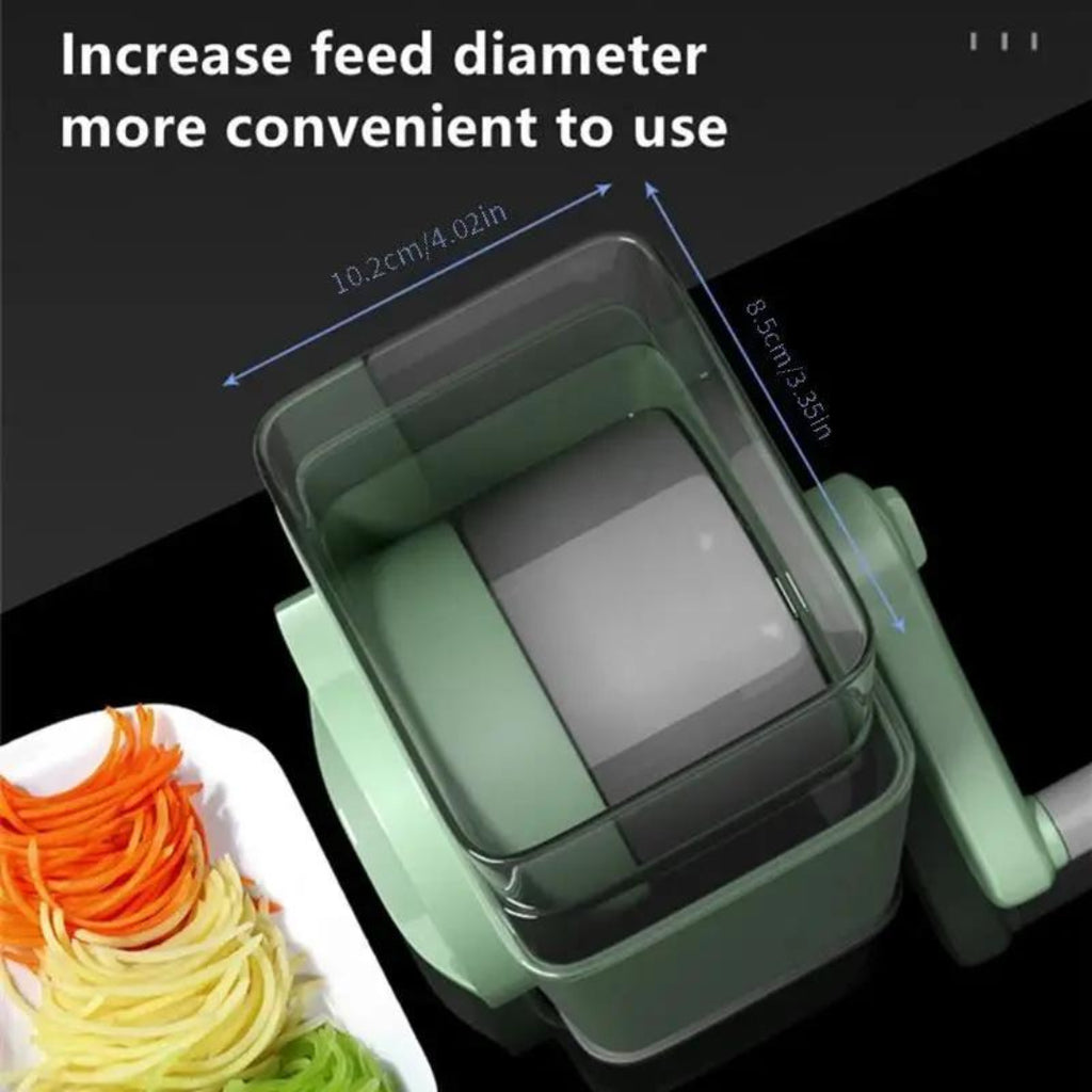 Professional Rotary Cheese Grater and Vegetable Slicer for Fruits, Cookies, Oreos, and Nuts